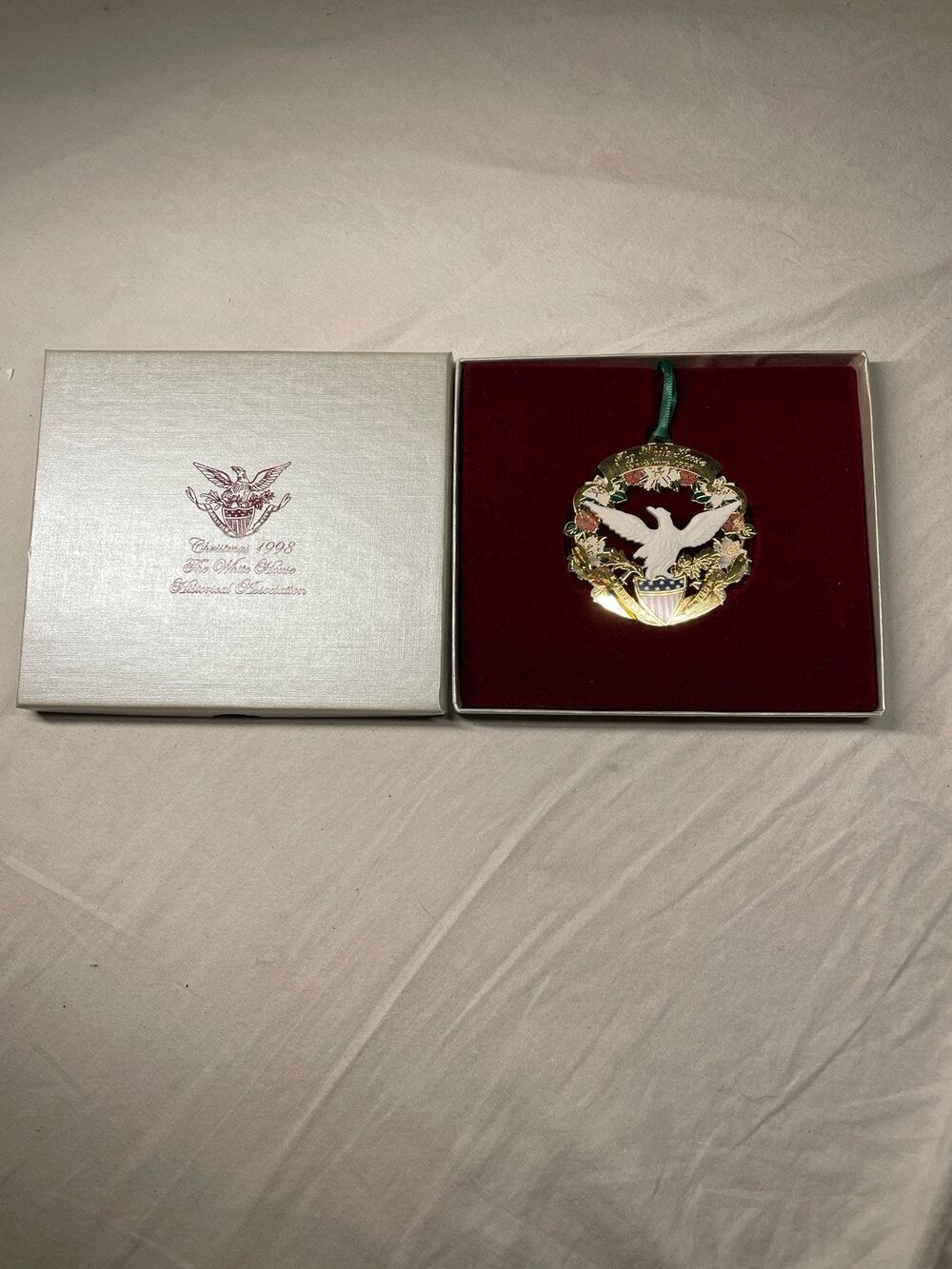 1998 White House Historical Association James Buchanan Presidency Ornament